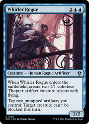 Whirler Rogue\nMurders at Karlov Manor Commander\nSingle\nMagic The Gathering