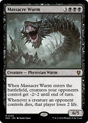 Massacre Wurm\nMurders at Karlov Manor Commander\nSingle\nMagic The Gathering