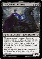 Syr Konrad, the Grim\nMurders at Karlov Manor Commander\nSingle\nMagic The Gathering