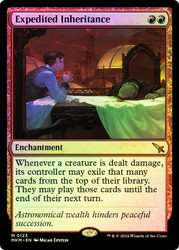 Expedited Inheritance\nMurders at Karlov Manor\nSingle\nMagic The Gathering