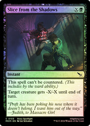 Slice from the Shadows\nMurders at Karlov Manor\nSingle\nMagic The Gathering