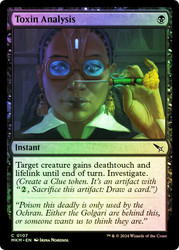 Toxin Analysis\nMurders at Karlov Manor\nSingle\nMagic The Gathering