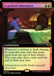 Expedited Inheritance (Extended Art)\nMurders at Karlov Manor - Variants\nSingle\nMagic The Gathering