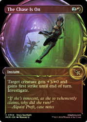 The Chase is On (Showcase)\nMurders at Karlov Manor - Variants\nSingle\nMagic The Gathering