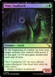 Slimy Dualleech\nMurders at Karlov Manor\nSingle\nMagic The Gathering