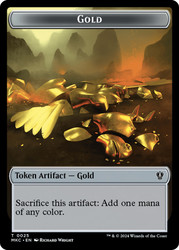 {Gold Token} // {Kobolds of Kher Keep Token}\nMurders at Karlov Manor Commander\nSingle\nMagic The Gathering