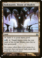 Duskmantle, House of Shadow\nPlaneswalker Symbol Reprints\nSingle\nMagic The Gathering