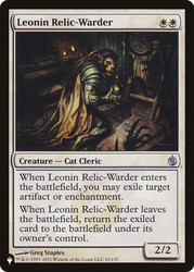 Leonin Relic-Warder\nPlaneswalker Symbol Reprints\nSingle\nMagic The Gathering