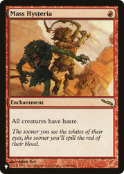 Mass Hysteria\nPlaneswalker Symbol Reprints\nSingle\nMagic The Gathering
