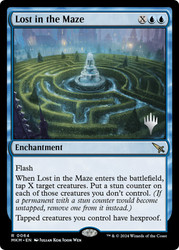 Lost in the Maze (Promo Pack) (Murders at Karlov Manor)\nPromo: Planeswalker Stamped\nSingle\nMagic The Gathering