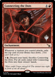 Connecting the Dots (Promo Pack) (Murders at Karlov Manor)\nPromo: Planeswalker Stamped\nSingle\nMagic The Gathering