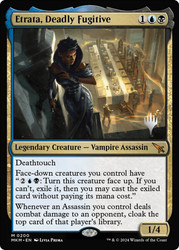 Etrata, Deadly Fugitive (Promo Pack) (Murders at Karlov Manor)\nPromo: Planeswalker Stamped\nSingle\nMagic The Gathering