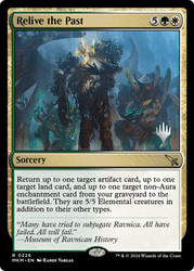 Relive the Past (Promo Pack) (Murders at Karlov Manor)\nPromo: Planeswalker Stamped\nSingle\nMagic The Gathering