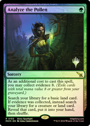 Analyze the Pollen (Promo Pack) (Murders at Karlov Manor)\nPromo: Planeswalker Stamped\nSingle\nMagic The Gathering