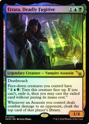 Etrata, Deadly Fugitive (Promo Pack) (Murders at Karlov Manor)\nPromo: Planeswalker Stamped\nSingle\nMagic The Gathering