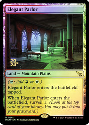 Elegant Parlor (Prerelease) (Murders at Karlov Manor)\nPromo: Date Stamped\nSingle\nMagic The Gathering