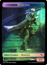 {Detective Token} // {Merfolk Token}\nMurders at Karlov Manor\nSingle\nMagic The Gathering