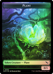 {Plant Token} // {Thopter Token} (1/1)\nMurders at Karlov Manor\nSingle\nMagic The Gathering