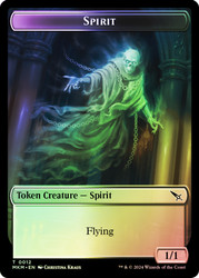 {Spirit Token} // {Thopter Token} (1/1)\nMurders at Karlov Manor\nSingle\nMagic The Gathering