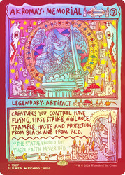 Akroma's Memorial (Secret Lair) (Hand Drawn)\nPromo: General\nSingle\nMagic The Gathering