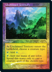 Unclaimed Territory (Commander Party) (Retro Frame)\nPromo: General\nSingle\nMagic The Gathering