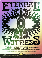 Eternal Witness (Secret Lair) (#1522) (Hand Drawn)\nPromo: General\nSingle\nMagic The Gathering