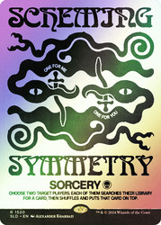 Scheming Symmetry (Secret Lair) (#1520) (Borderless)\nPromo: General\nSingle\nMagic The Gathering