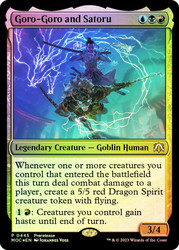 Goro-Goro and Satoru (Prerelease) (#445)\nPromo: General\nSingle\nMagic The Gathering