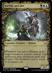 Katilda and Lier (Prerelease) (#449) (Showcase)\nPromo: General\nSingle\nMagic The Gathering