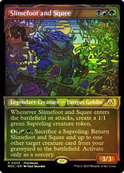 Slimefoot and Squee (Prerelease) (#450) (Showcase)\nPromo: General\nSingle\nMagic The Gathering
