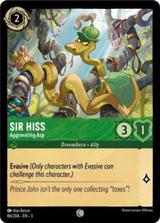 Sir Hiss Aggravating Asp