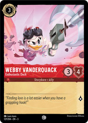 Webby Vanderquack Enthusiastic Duck