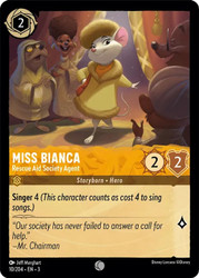 Miss Bianca Rescue Aid Society Agent