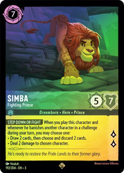 Simba Fighting Prince