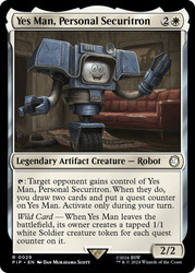 Yes Man, Personal Securitron\nFallout Commander\nSingle\nMagic The Gathering