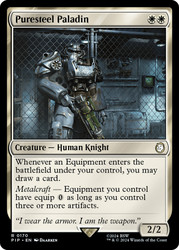 Puresteel Paladin\nFallout Commander\nSingle\nMagic The Gathering
