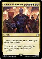Ruinous Ultimatum\nFallout Commander\nSingle\nMagic The Gathering