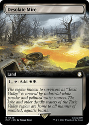 Desolate Mire (Extended Art)\nFallout Commander - Variants\nSingle\nMagic The Gathering