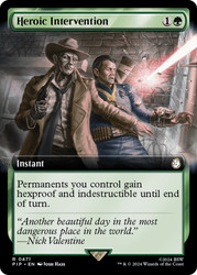 Heroic Intervention (Extended Art)\nFallout Commander - Variants\nSingle\nMagic The Gathering