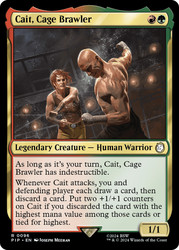 Cait, Cage Brawler\nFallout Commander\nSingle\nMagic The Gathering