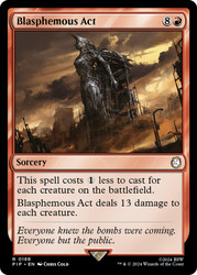 Blasphemous Act\nFallout Commander\nSingle\nMagic The Gathering