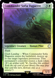 Commander Sofia Daguerre\nFallout Commander\nSingle\nMagic The Gathering