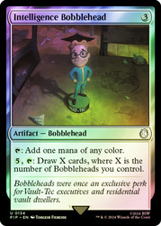 Intelligence Bobblehead\nFallout Commander\nSingle\nMagic The Gathering