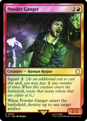 Powder Ganger\nFallout Commander\nSingle\nMagic The Gathering