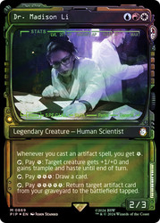 Dr. Madison Li (Showcase) (Surge Foil)\nFallout Commander - Alternate Foil Variants\nSingle\nMagic The Gathering