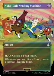 Nuka-Cola Vending Machine (Borderless) (Surge Foil)\nFallout Commander - Alternate Foil Variants\nSingle\nMagic The Gathering