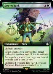Strong Back (Extended Art) (Surge Foil)\nFallout Commander - Alternate Foil Variants\nSingle\nMagic The Gathering