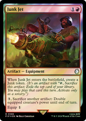 Junk Jet (Surge Foil)\nFallout Commander - Alternate Foil\nSingle\nMagic The Gathering