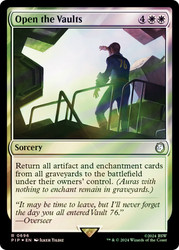 Open the Vaults (Surge Foil)\nFallout Commander - Alternate Foil\nSingle\nMagic The Gathering