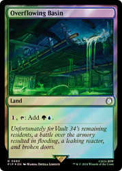Overflowing Basin (Surge Foil)\nFallout Commander - Alternate Foil\nSingle\nMagic The Gathering